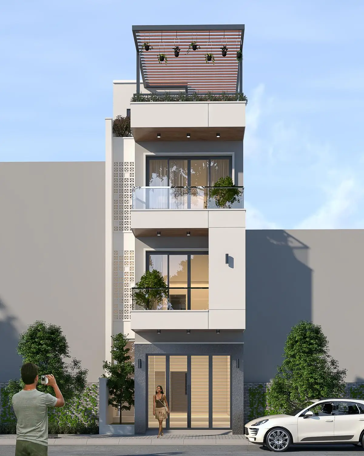 Thiết kế kiến trúc nhà ống
