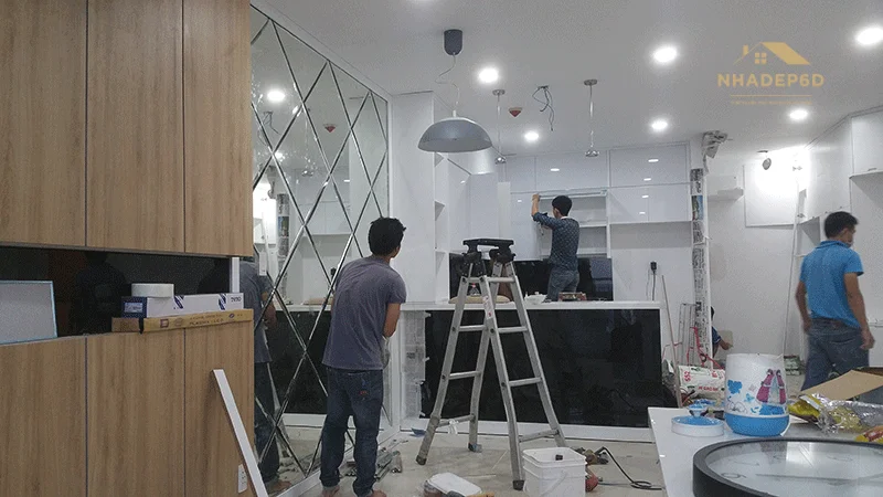 Quá trình thi công nội thất