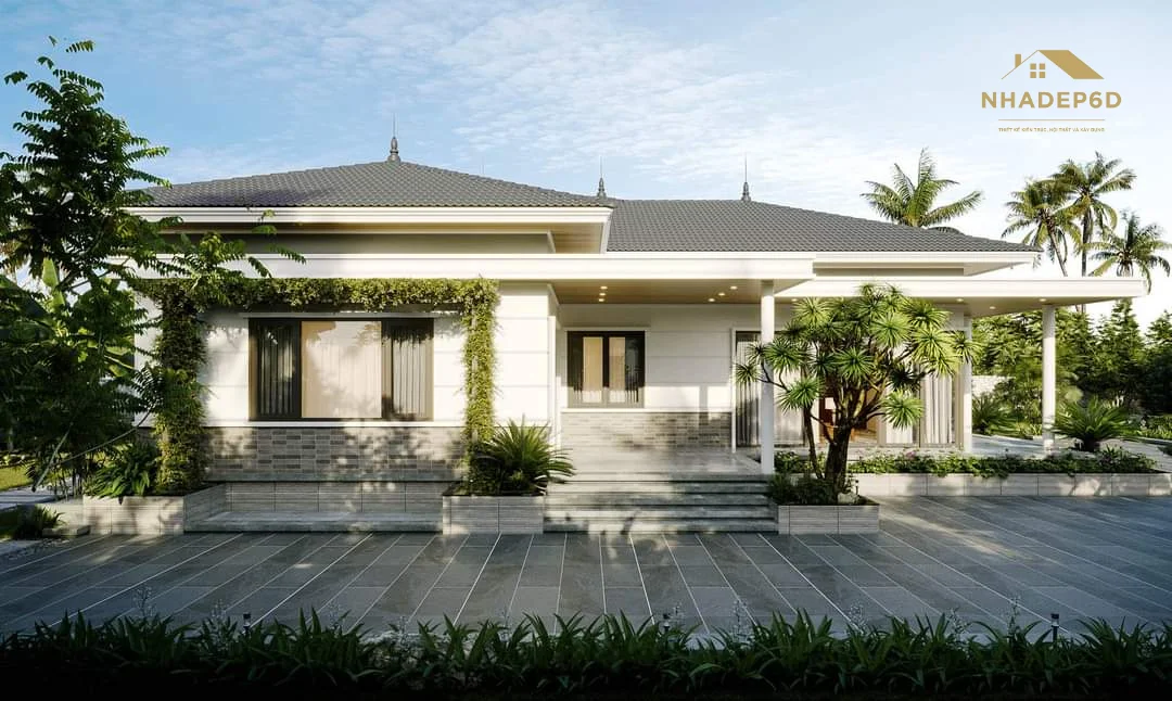 Thiết kế kiến trúc nhà cấp 4 đơn giản
