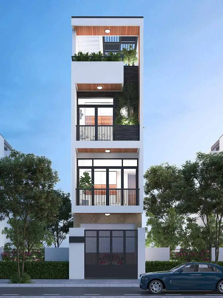 Thiết kế kiến trúc nhà ống đẹp